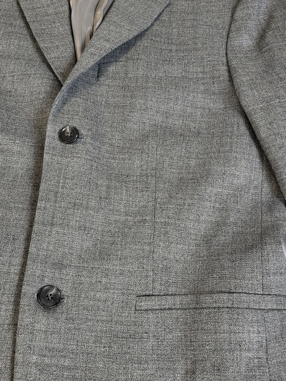 COS Wool Blend Blazer Sports Coat Jacket Lined Grey Single Breasted‎ Men's 36R